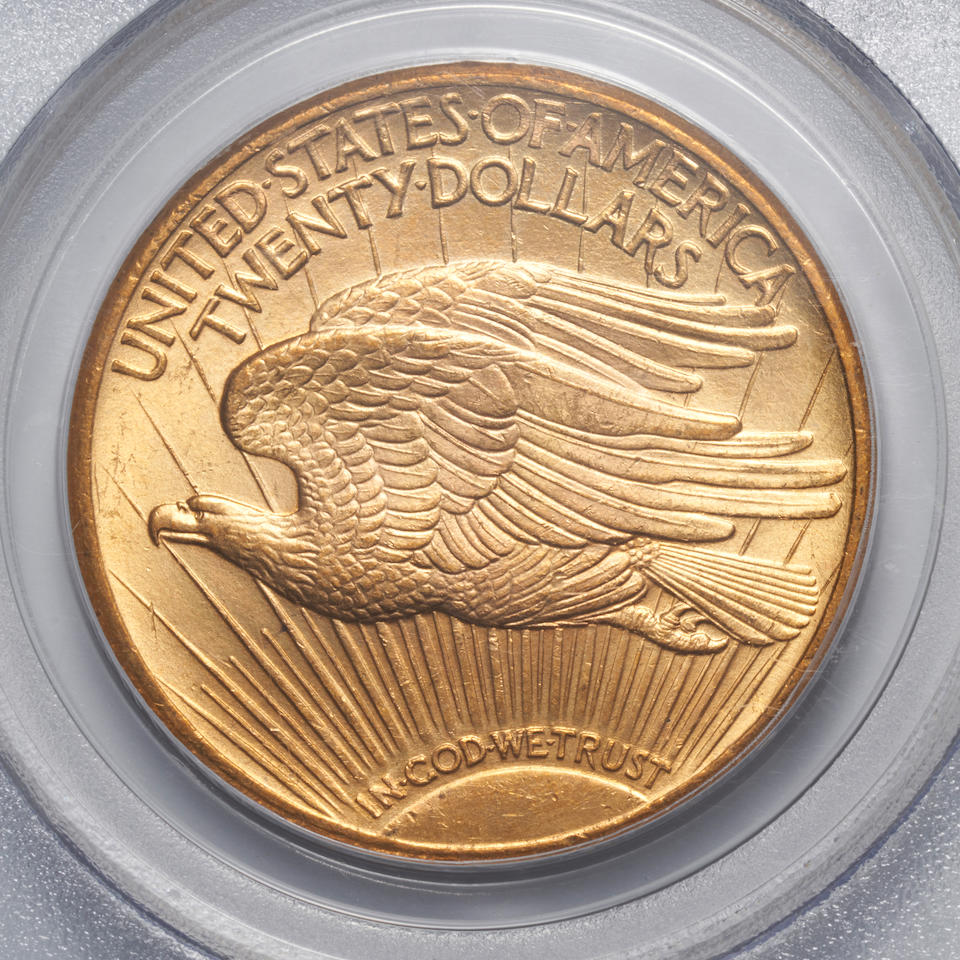 United States 1924 St. Gaudens $20 Double Eagle Gold Coin. - Image 2 of 3