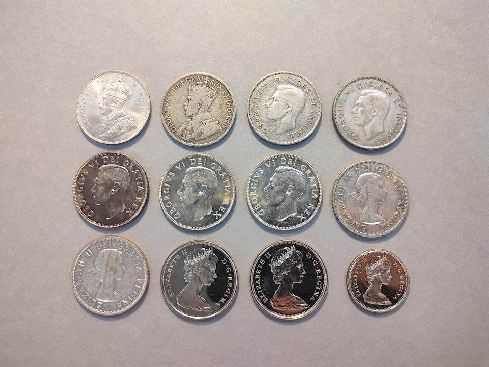 Canada Collection of Silver and Copper Coins. - Image 6 of 23