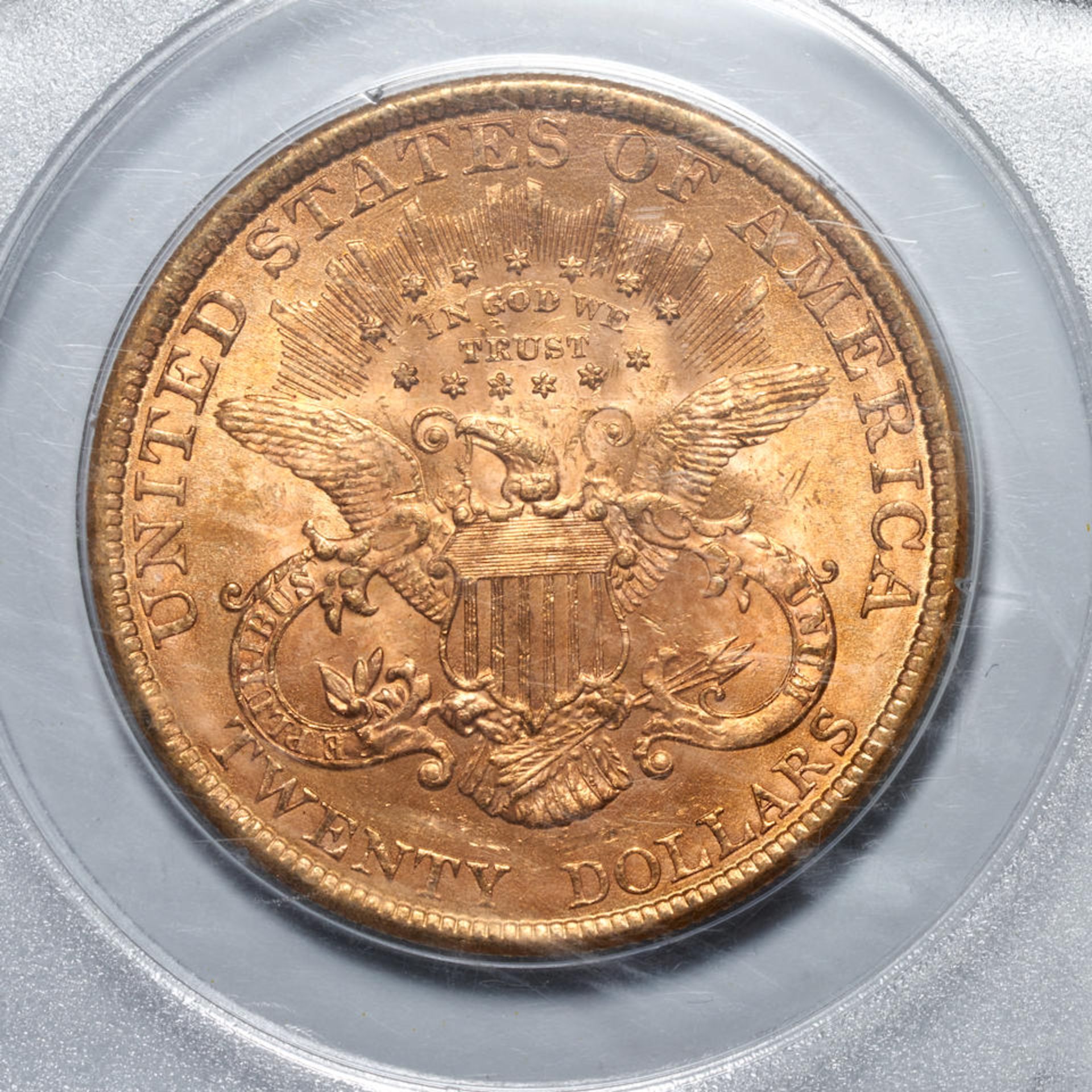 United States 1900 Liberty $20 Double Eagle Gold Coin. - Bild 2 aus 3