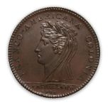 1796 Castorland Token Restrike in Bronze.