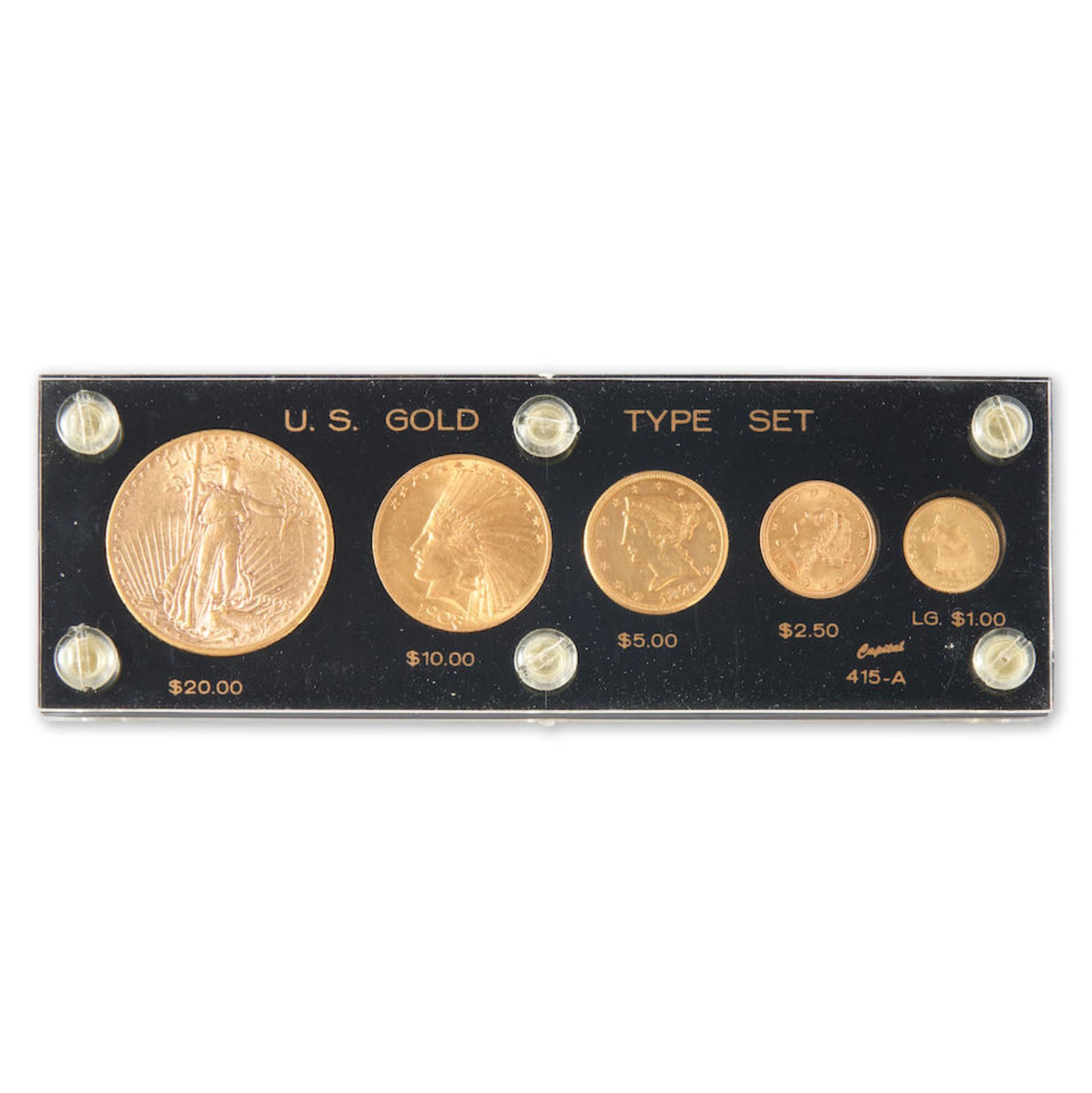 United States Gold Coin Type Set.