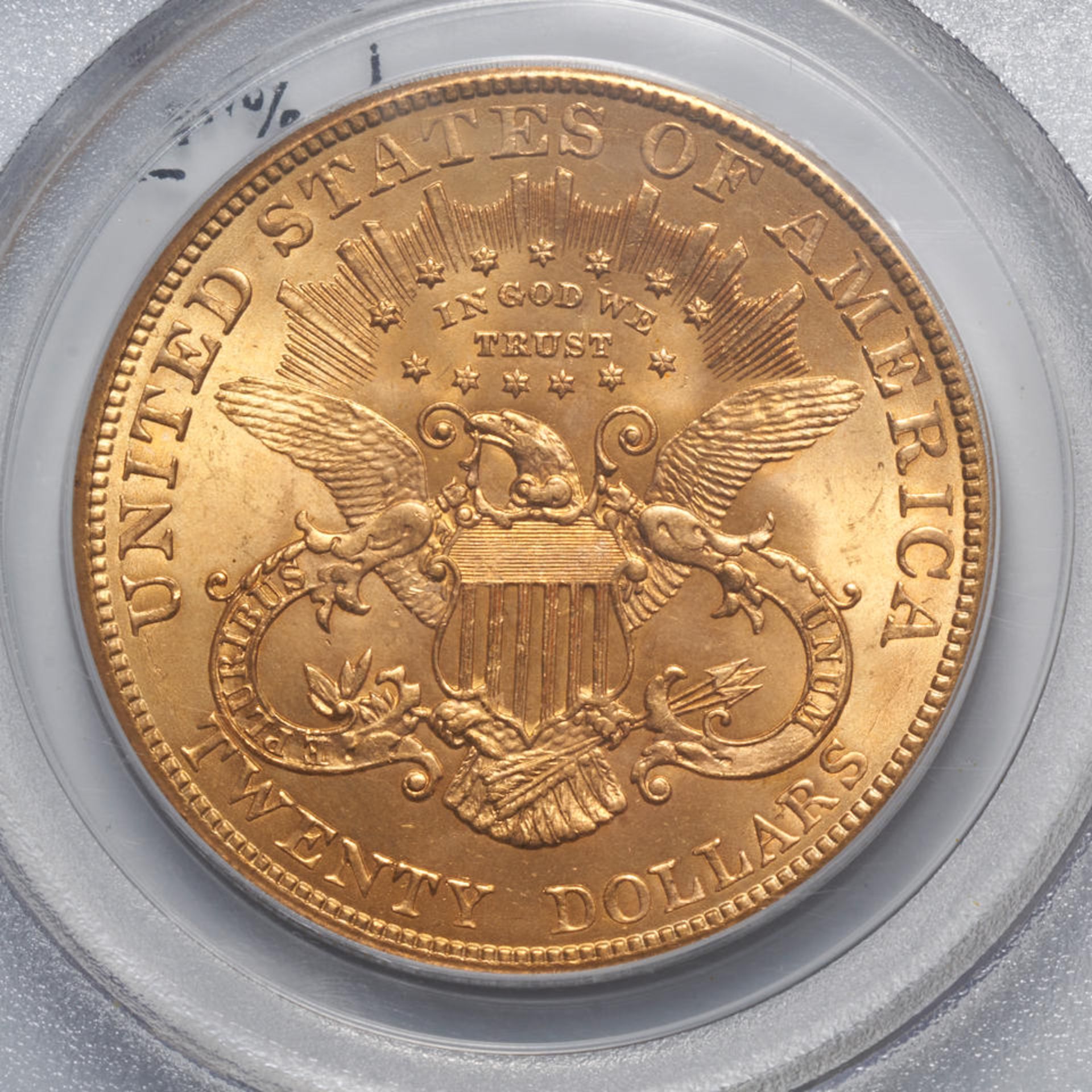 United States 1904-S Liberty Head $20 Double Eagle Gold Coin. - Bild 2 aus 3