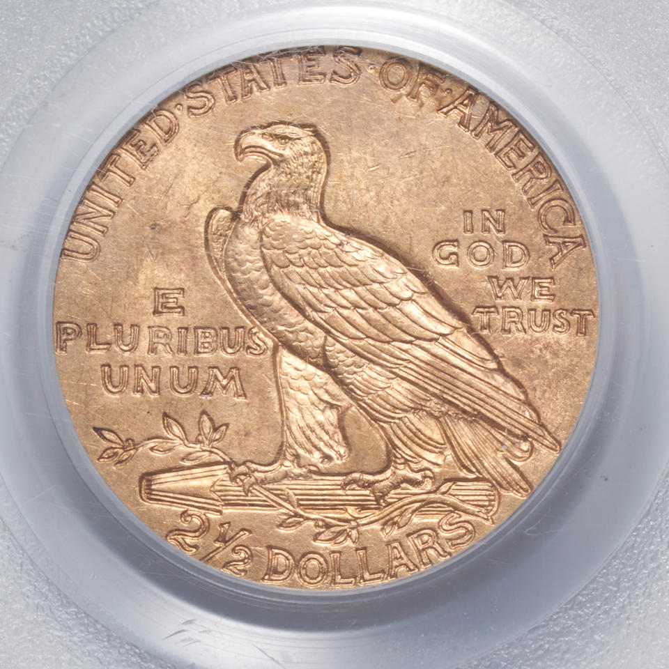 United States Two Indian Head $2.50 Quarter Eagle Gold Coins. - Image 4 of 5