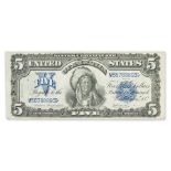 United States $5 Silver Certificate.