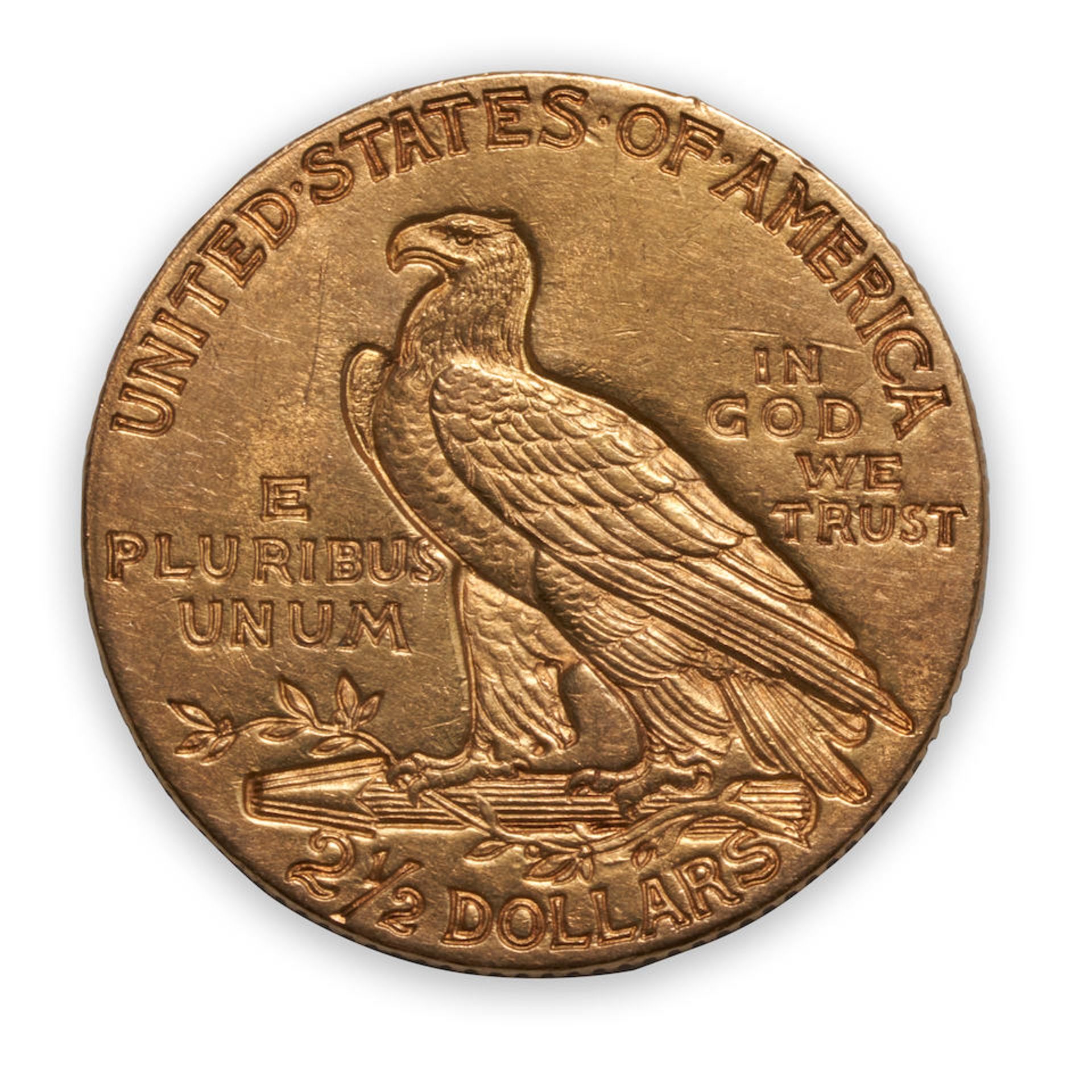 United States Four Indian Head $2.50 Quarter Eagle Gold Coins. - Bild 8 aus 9