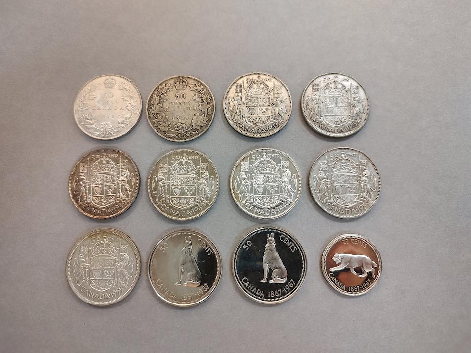 Canada Collection of Silver and Copper Coins. - Image 7 of 23