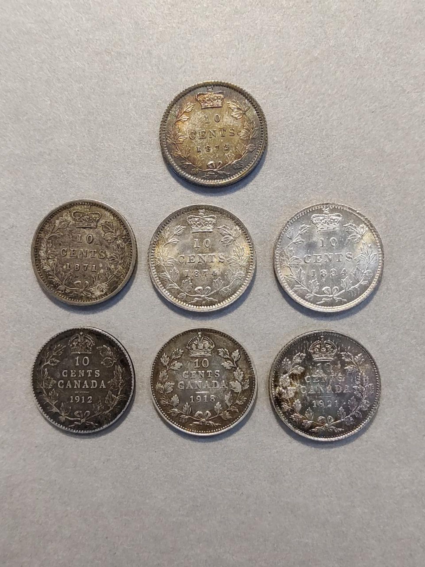 Canada Collection of Silver and Copper Coins. - Bild 11 aus 23