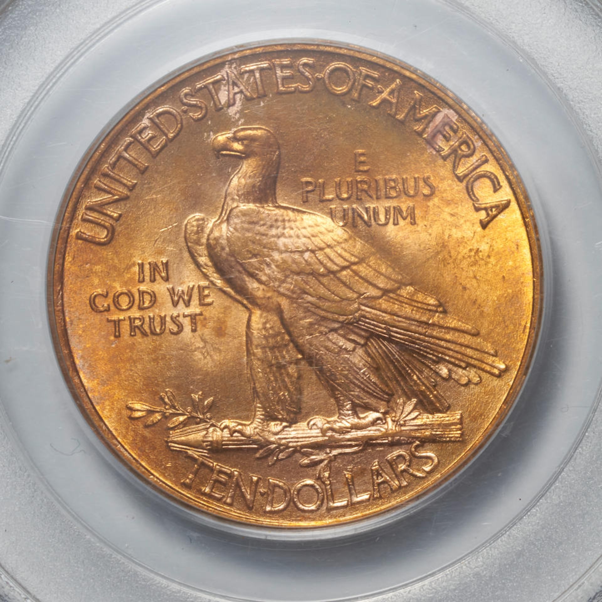 United States 1932 Indian Head $10 Eagle Gold Coin. - Bild 2 aus 3