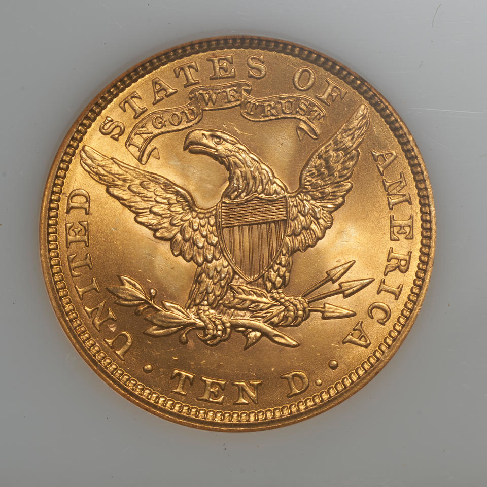 United States 1907 Liberty $10 Eagle Gold Coin. - Image 2 of 3