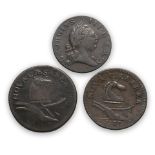 Three New Jersey and Virginia Colonial Coins.