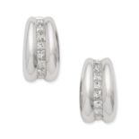 HAMILTON & INCHES: DIAMOND EARRINGS,