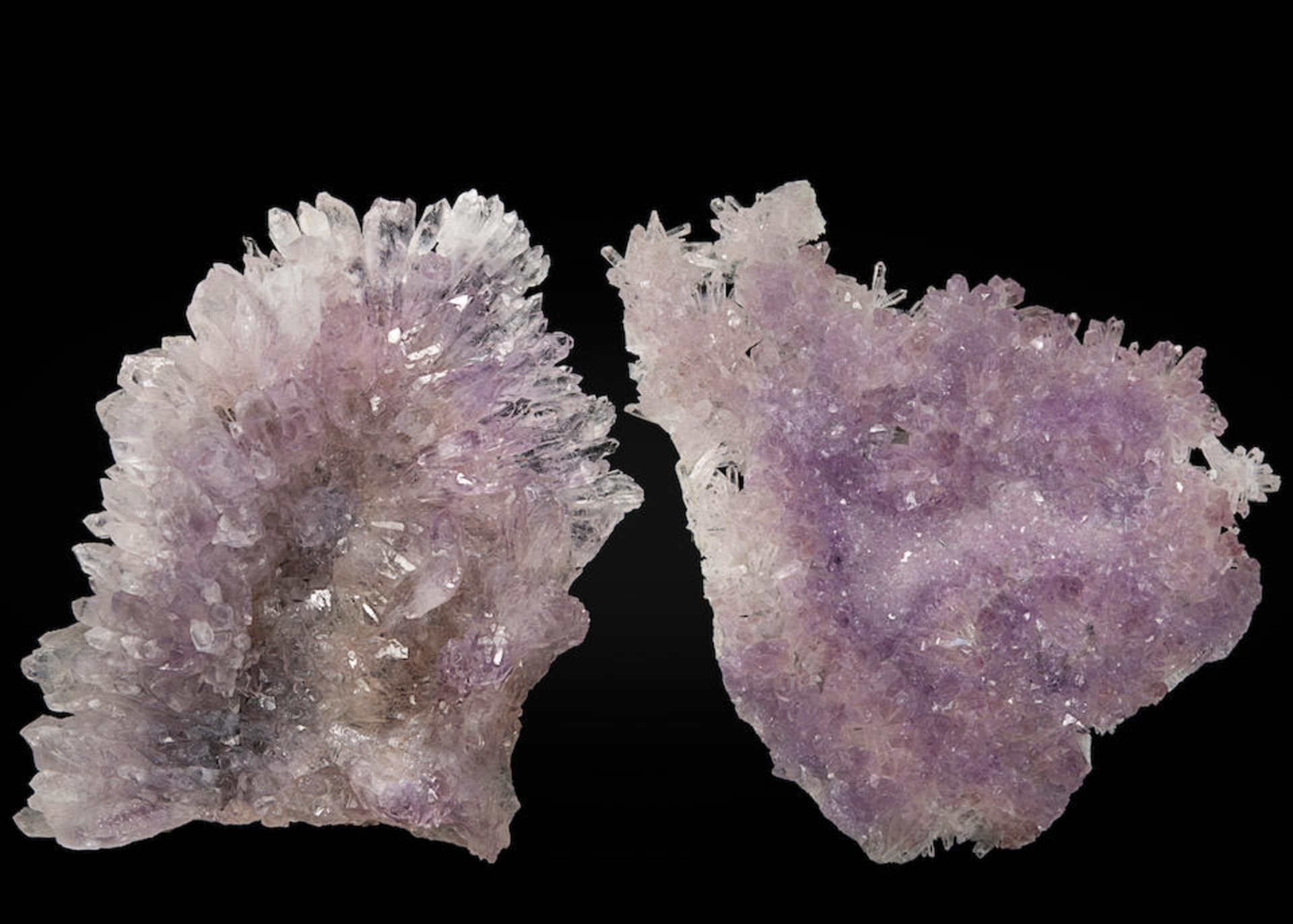 Two Amethyst Rose Specimens