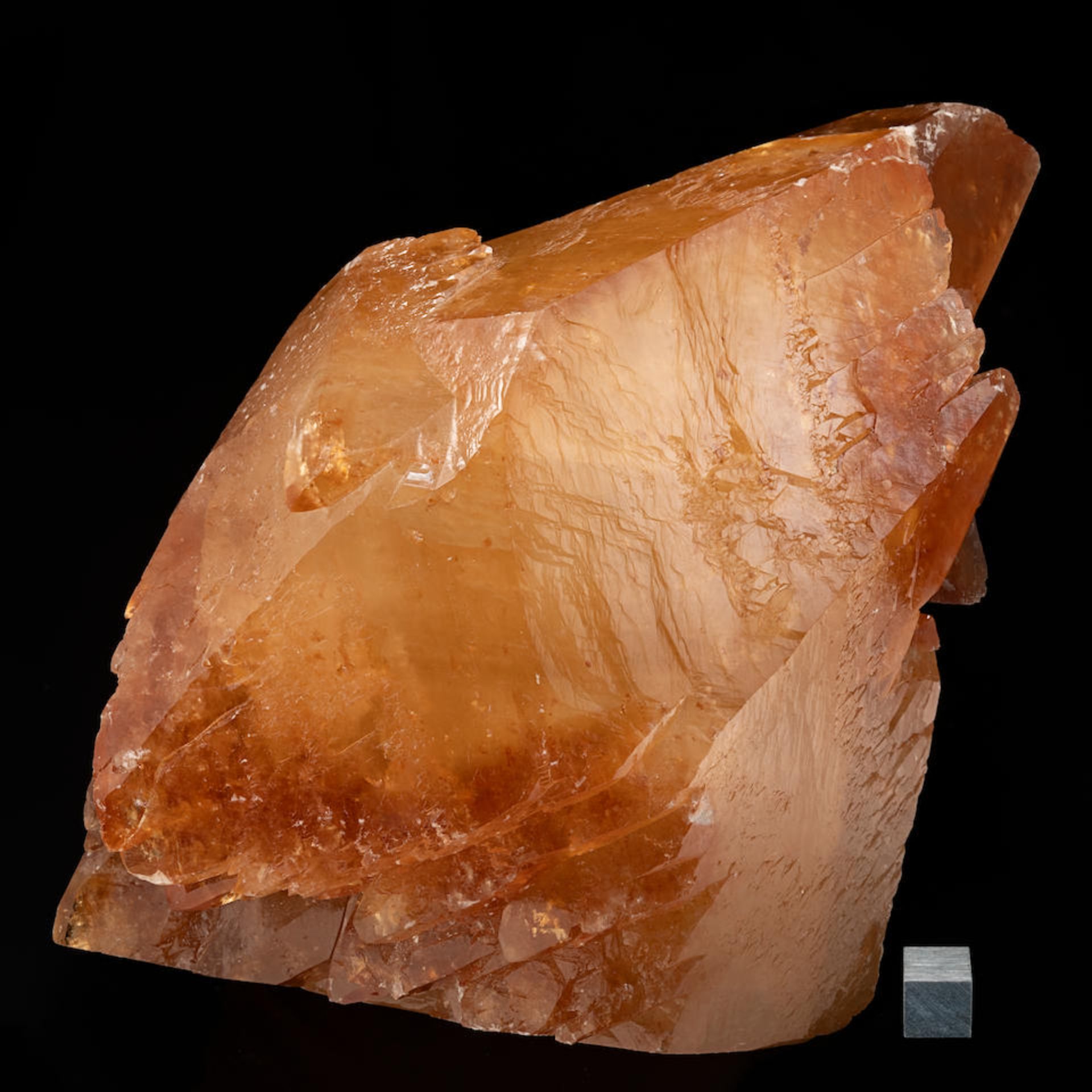 Large Golden Calcite with Double Termination - Bild 2 aus 2