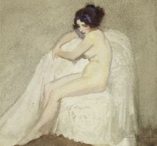 Norman Lindsay (Australian, 1879-1969) Nude