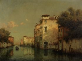 Antoine Bouvard (French, 1870-1956) Evening light, Venice