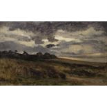 Henri Joseph Harpignies (French, 1819-1916) Paysage au ciel plomb&#233;