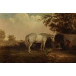 Thomas Smythe (British, 1825-1906) Donkeys resting;Horse grazing, a pair each 31.5 x 47cm (12 3/...