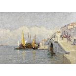 Terrick Williams (British, 1860-1936) A view of the Lagoon, Venice