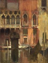 Edward Seago, RWS, RBA (British, 1910-1974) Pink Palazzo, Venice