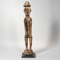 Kenyah-Kayan Dayak Hardwood Post Figure