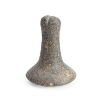 A Marquesas stone pounder ke'a tuki popoi ht. 6 1/2 in.