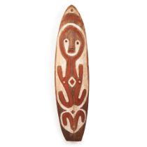 A New Guinea Gope board ht. 56, wd. 14 in.