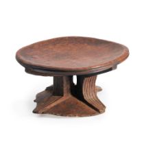 A Fang wood stool ht. 6 1/4, wd. 12 1/4, lg. 11 3/4 in.