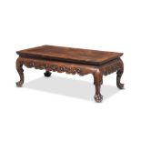 A HUANGHUALI KANG TABLE 19th century