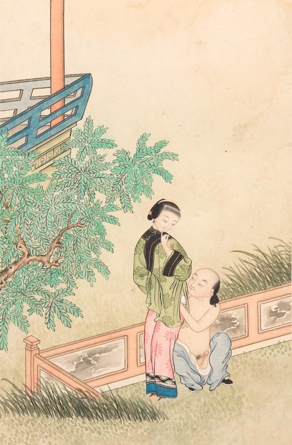 CHINESE SCHOOL (19TH CENTURY); JAPANESE SCHOOL (19TH CENTURY) Erotic Scenes (2) - Image 3 of 29