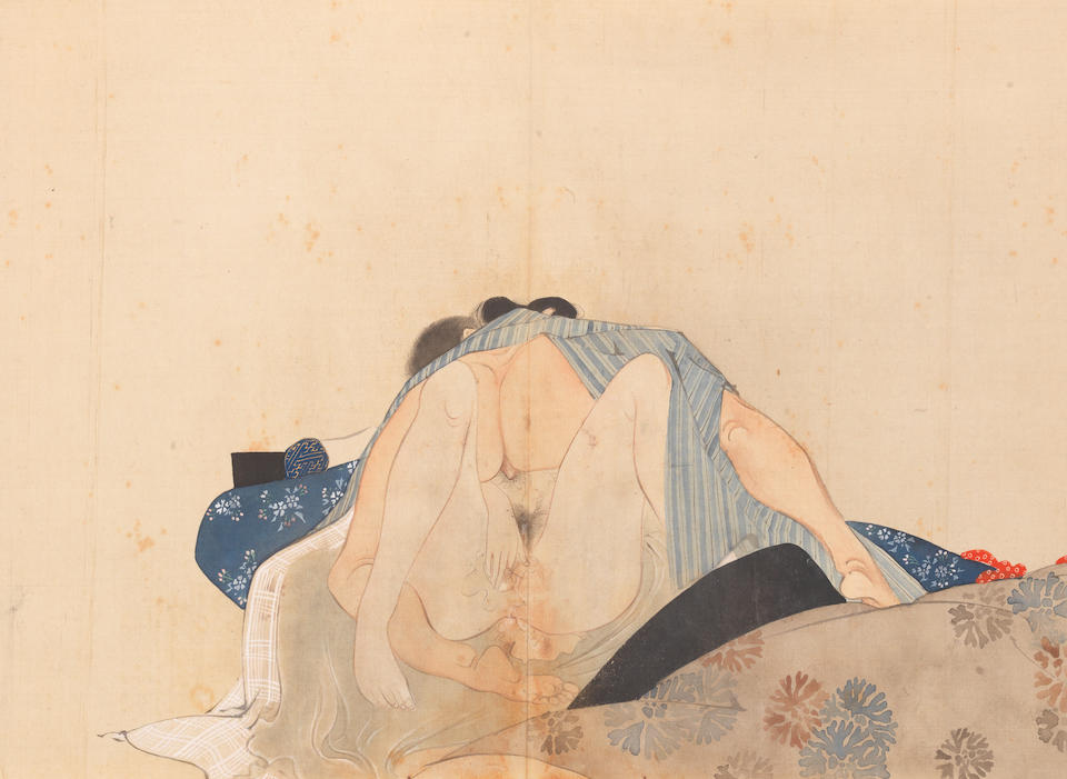 CHINESE SCHOOL (19TH CENTURY); JAPANESE SCHOOL (19TH CENTURY) Erotic Scenes (2) - Image 29 of 29