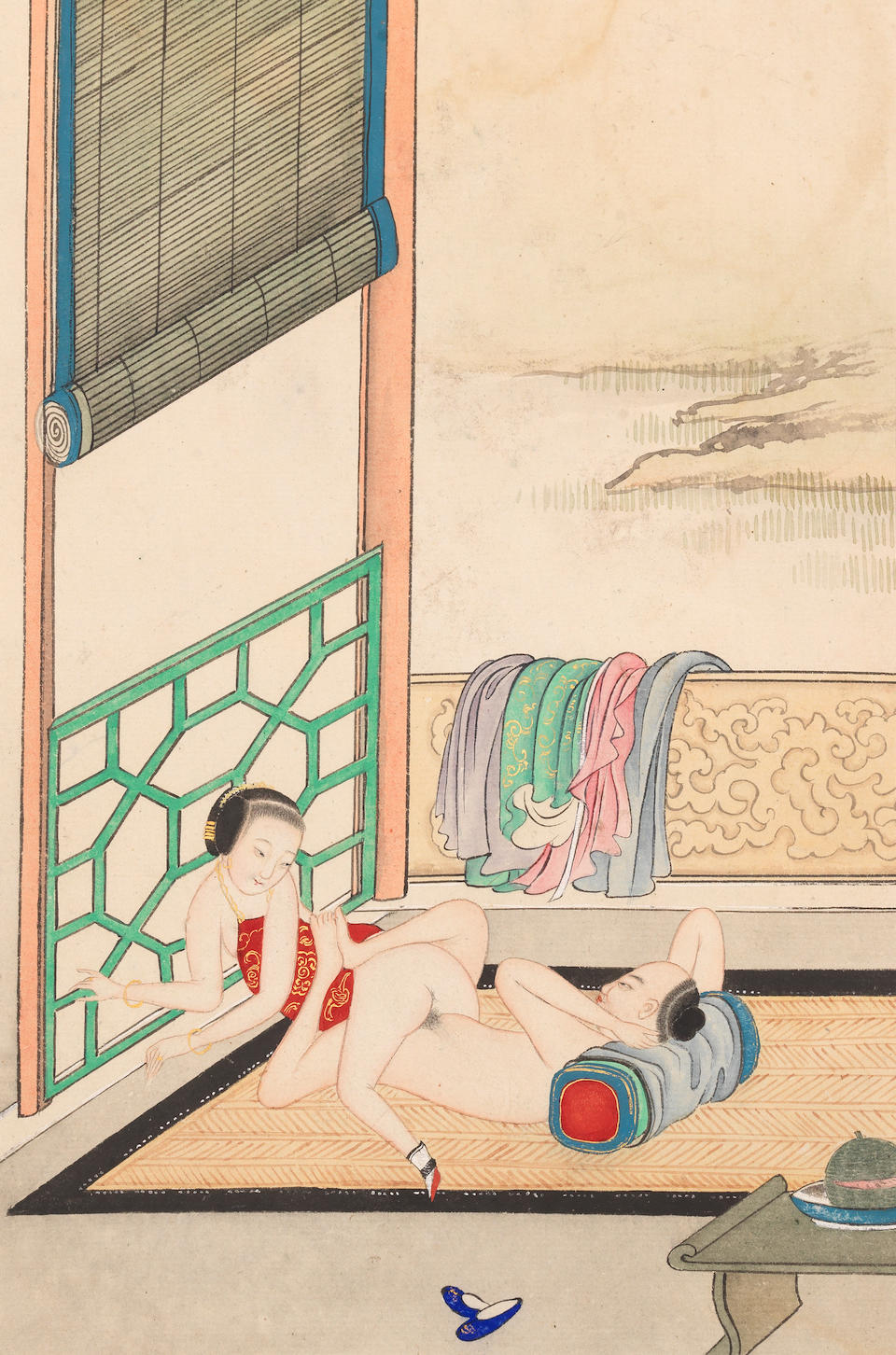 CHINESE SCHOOL (19TH CENTURY); JAPANESE SCHOOL (19TH CENTURY) Erotic Scenes (2) - Image 15 of 29