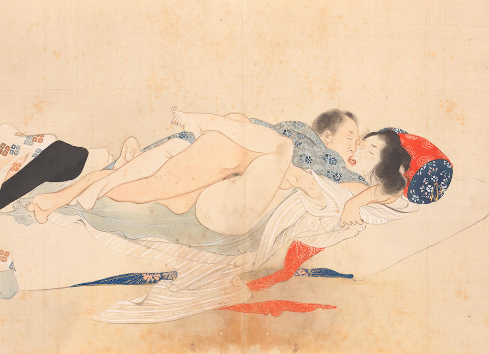 CHINESE SCHOOL (19TH CENTURY); JAPANESE SCHOOL (19TH CENTURY) Erotic Scenes (2) - Image 23 of 29