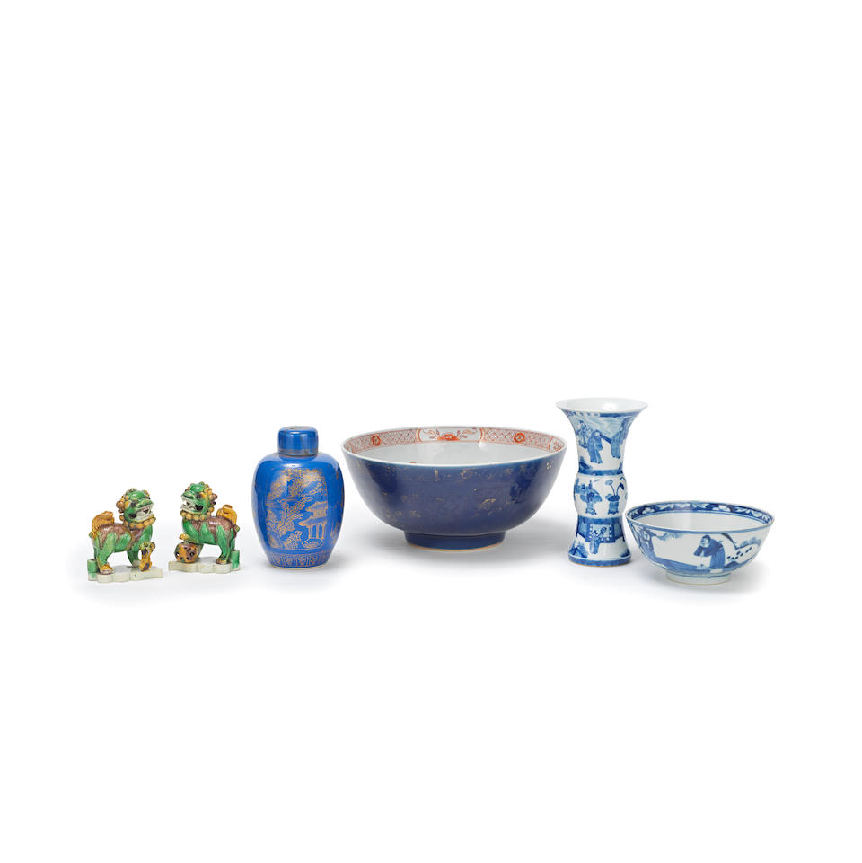 A GROUP OF EXPORT PORCELAIN Kangxi and later (7)