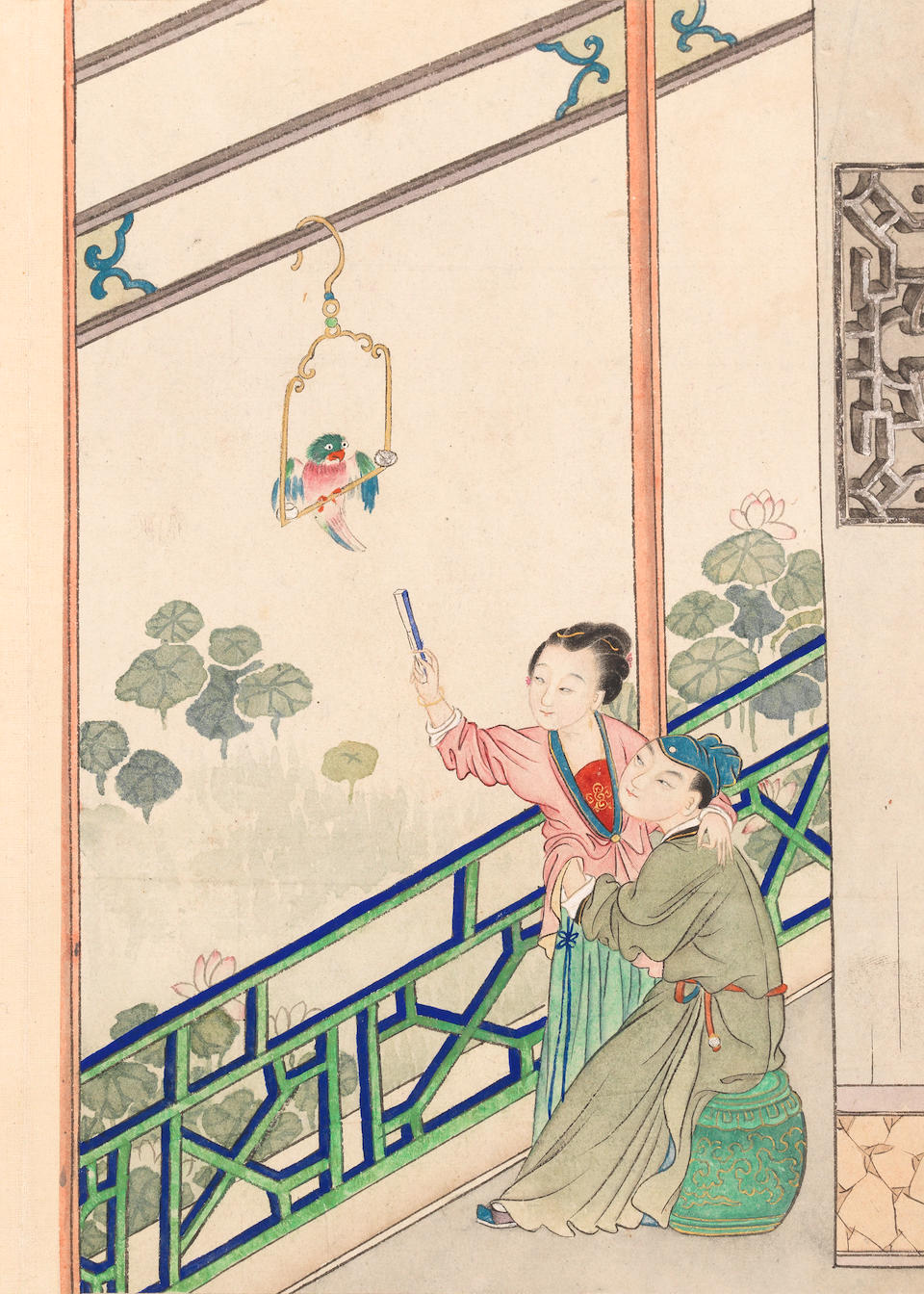 CHINESE SCHOOL (19TH CENTURY); JAPANESE SCHOOL (19TH CENTURY) Erotic Scenes (2) - Image 12 of 17