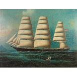 CHINA TRADE SCHOOL (20TH CENTURY) The American Ship Abner Coburn