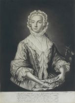 J. Williams, a mezzotint showing Prince Charles Edward Stuart disguised as Betty Burke 18th cent...