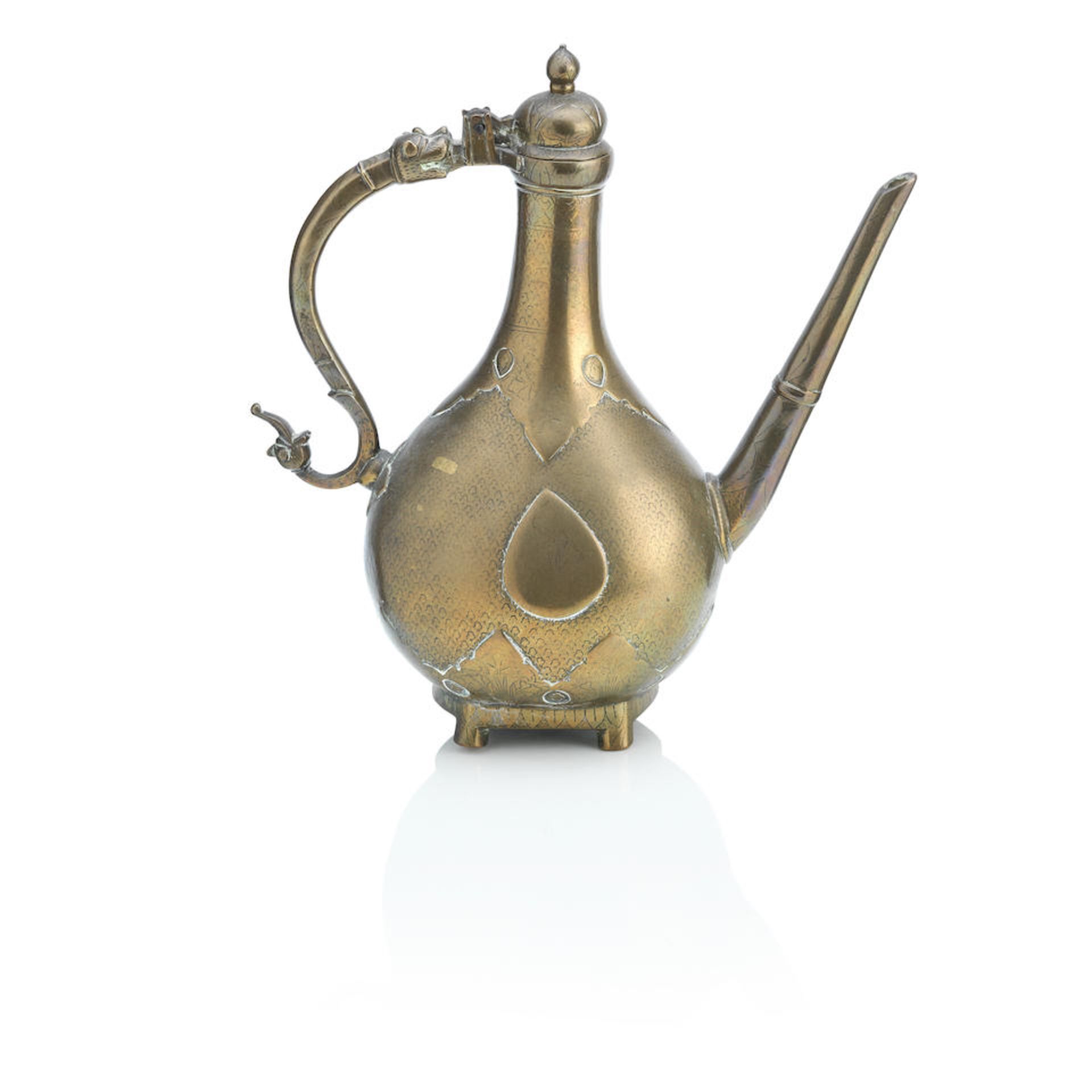 An Indian bronze ewer 18th Century