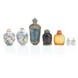 A collection of Chinese snuff bottles 19th Century