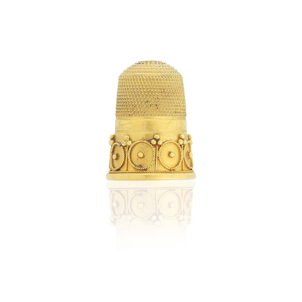 A thimble, 19th century - Image 2 of 2