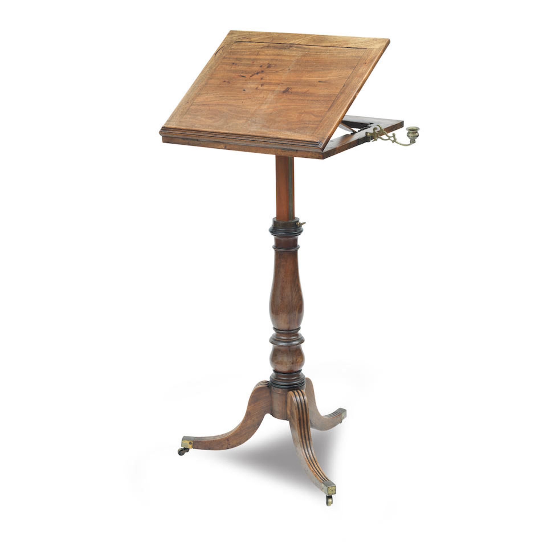 A Regency mahogany music stand Circa 1820