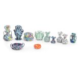 A collection of Murano millifiori glass Fratelli Tossi circa 1890