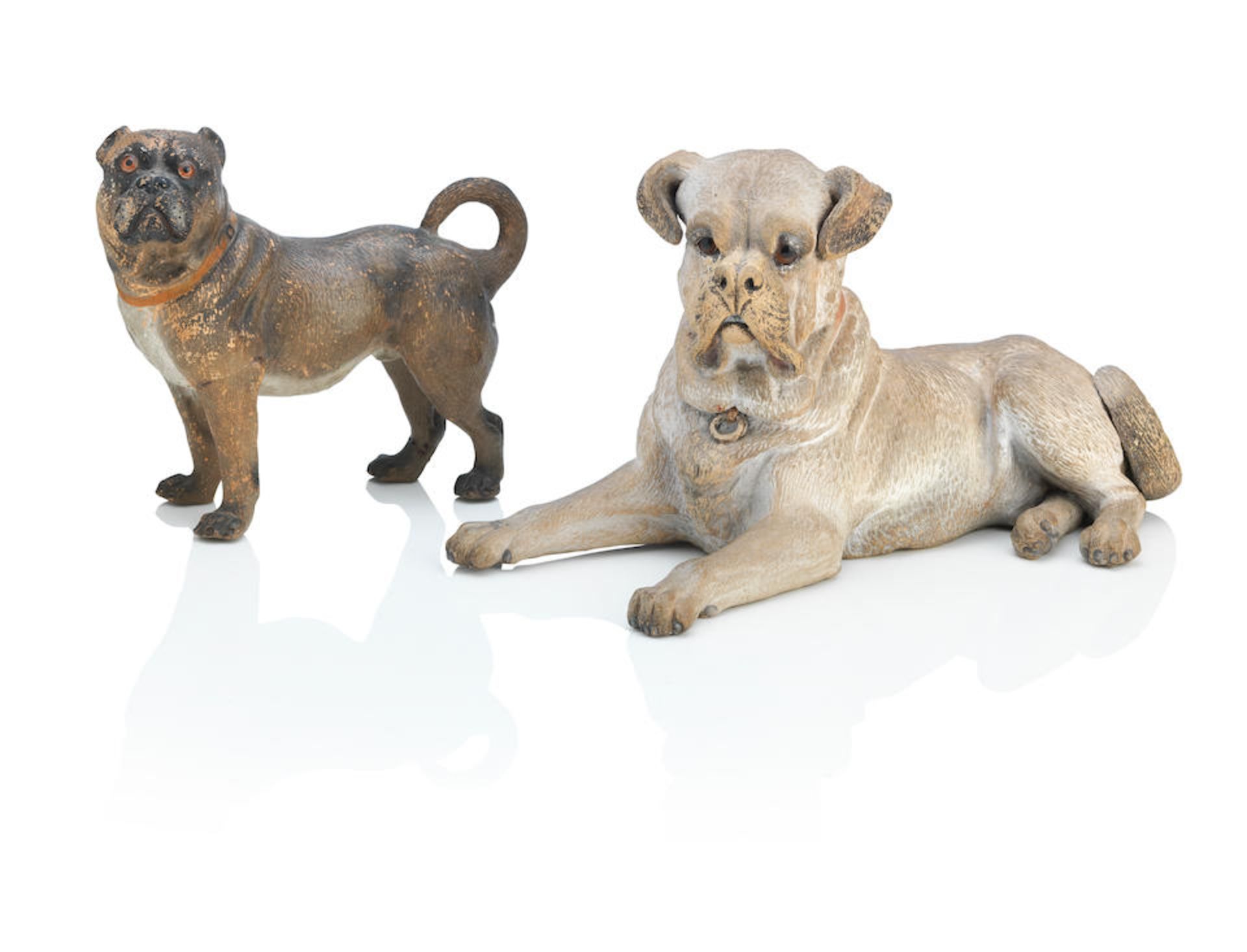 An Austrian terracotta figure of a mastiff Circa 1880