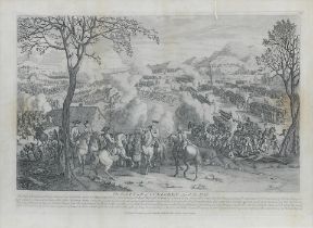 An engraved view of the Battle of Culloden Published by Laurie & Whittle, 1797 38 x 50cm (14 15/...