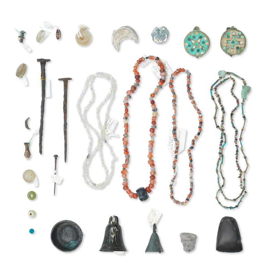 A collection of ancient jewellery qty