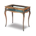 A French rosewood, marquetry and ormolu-mounted table vitrine Circa 1860