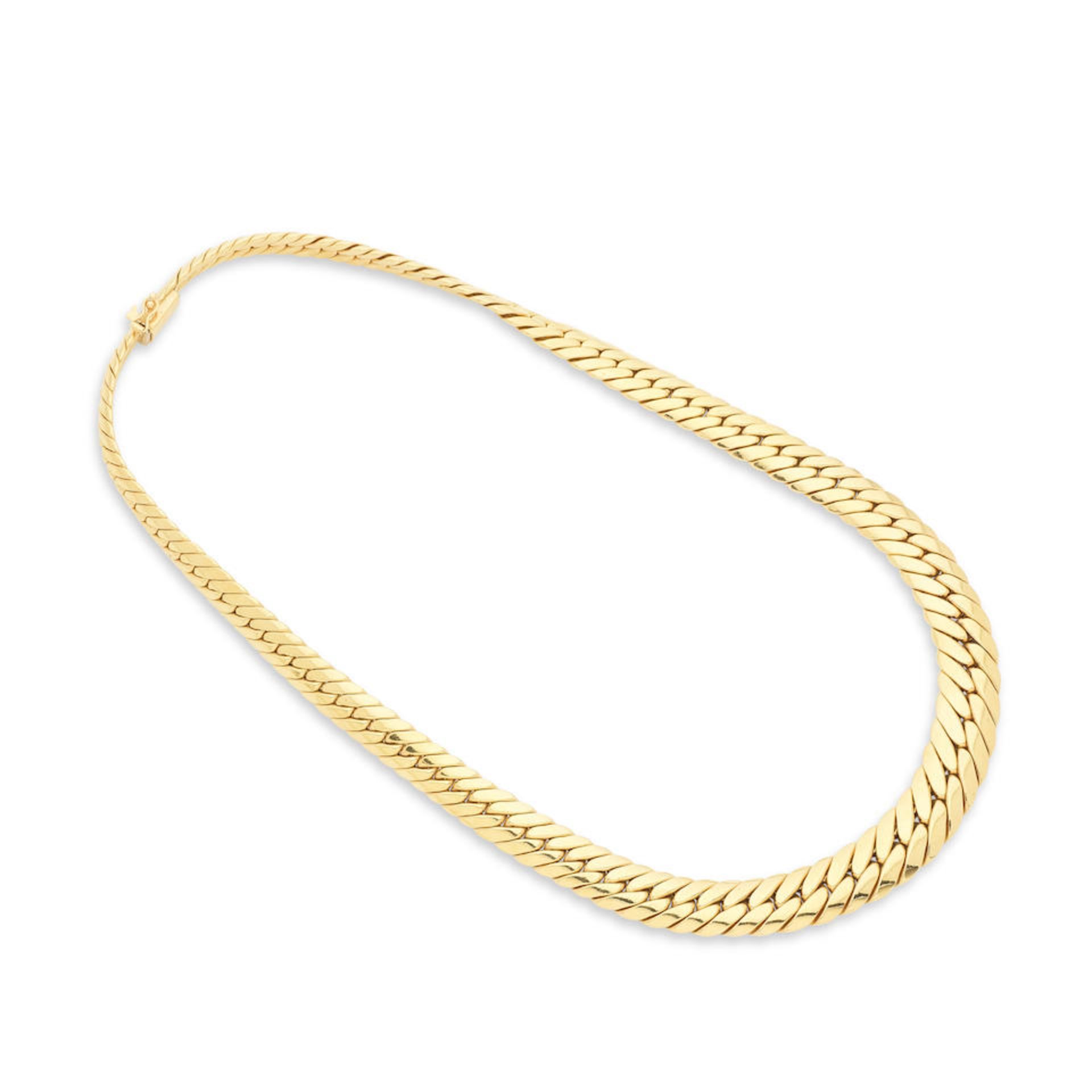 GOLD NECKLACE COLLIER OR