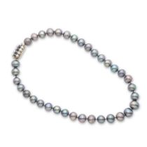 TAHITIAN CULTURED PEARL NECKLACE COLLIER DE PERLES DE CULTURES DE TAHITI