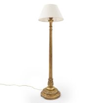 Giltwood and Composition Floor Lamp, 19th century,