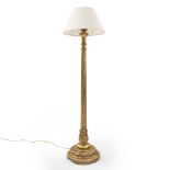 Giltwood and Composition Floor Lamp, 19th century,