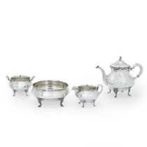 Marius Hammer .830 Silver Tea Set,